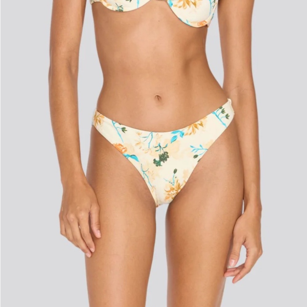 Solid & Striped NWT Arlo bikini bottom brule multi floral - size M